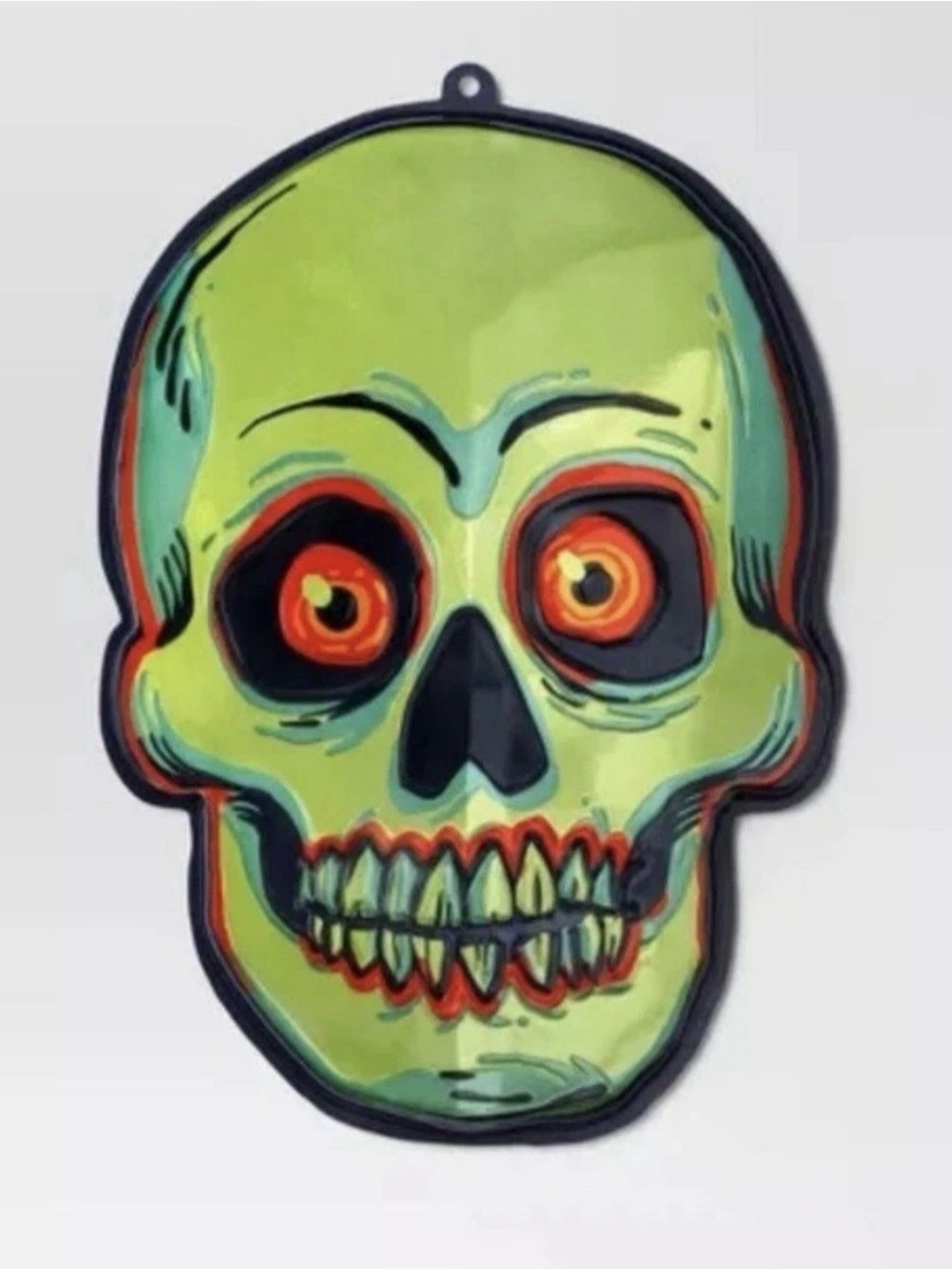 Target Hyde & Eek! Retro Halloween Neon Green Skull Wall Art 30x20
Beistle Style